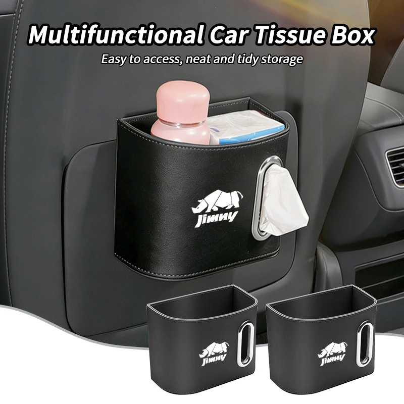 Car Seatback Tissue Box Paper Towel Holder Napkin Case Accessories For Suzuki Jimny Alto Swift Grand Vitara Ignis DZire Baleno S