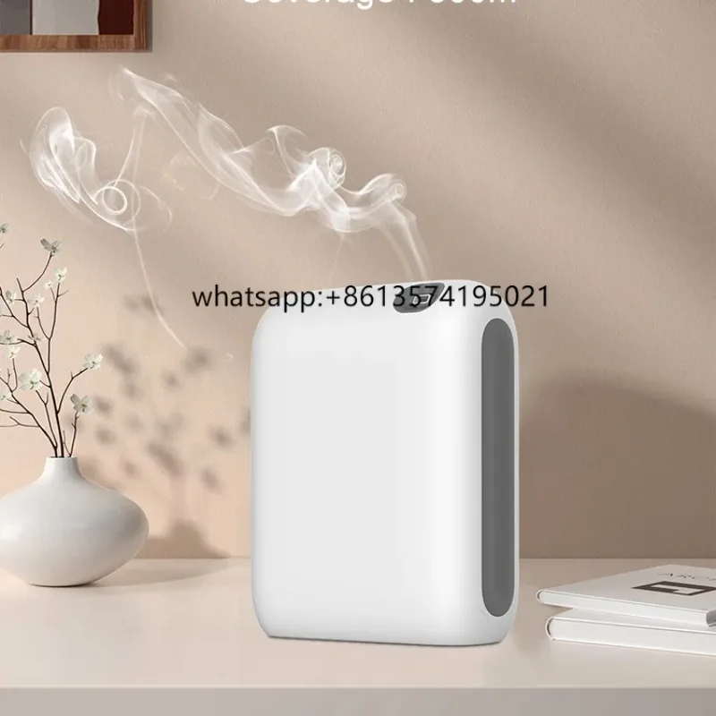 

2025 Trending Product Long Battery LED Air Purifier Bluetooth Wireless Wall Mounted Home Essential Oil Diffuser for Bathroom