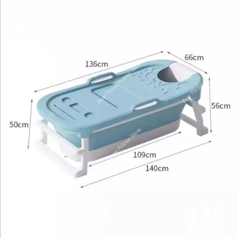 Folding Portable Bathtubs for Adult Full Body Ice  Spa tub Large Baby Swimming Pool Household Thickened  Bucket