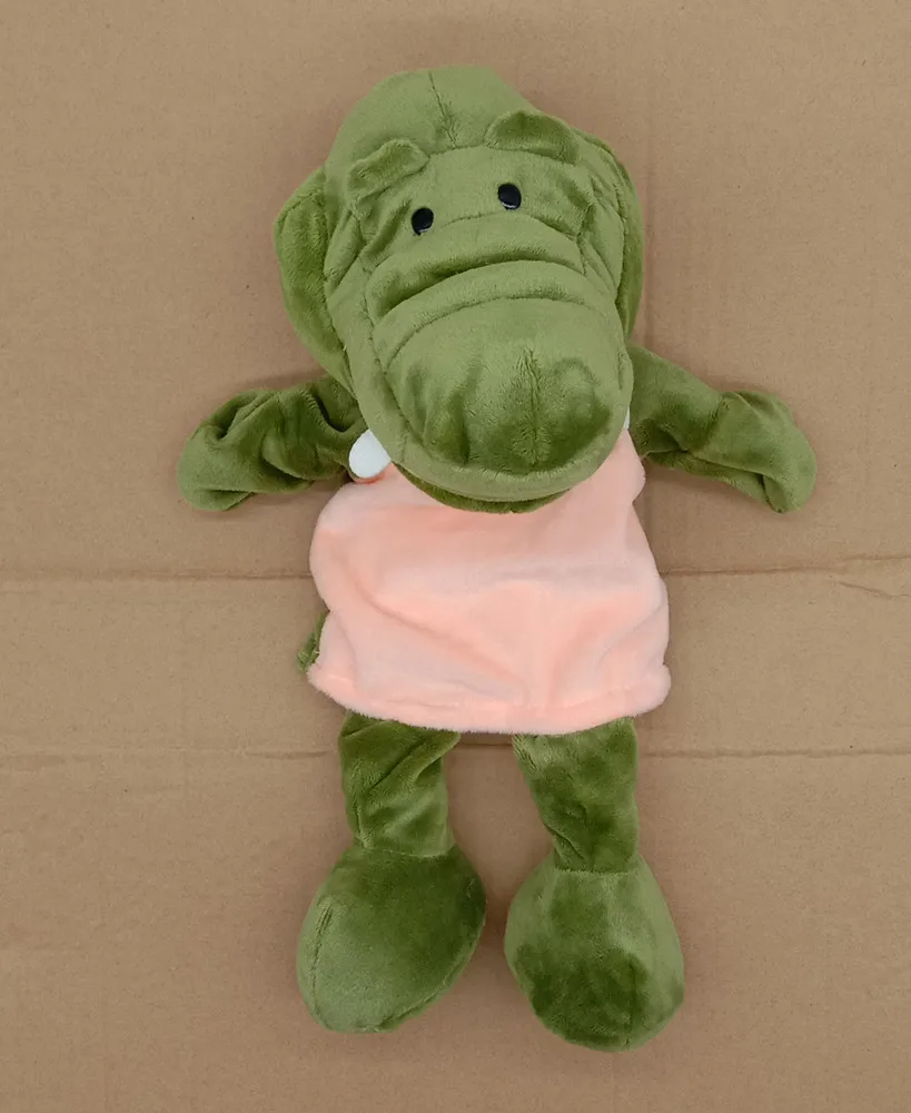 35cm Cartoon Tier Handpuppe eltern-kind-Spiel Puppe Löwe Elefant Schwein Beschwichtigen Spielzeug Geburtstag Geschenke Für Kinder