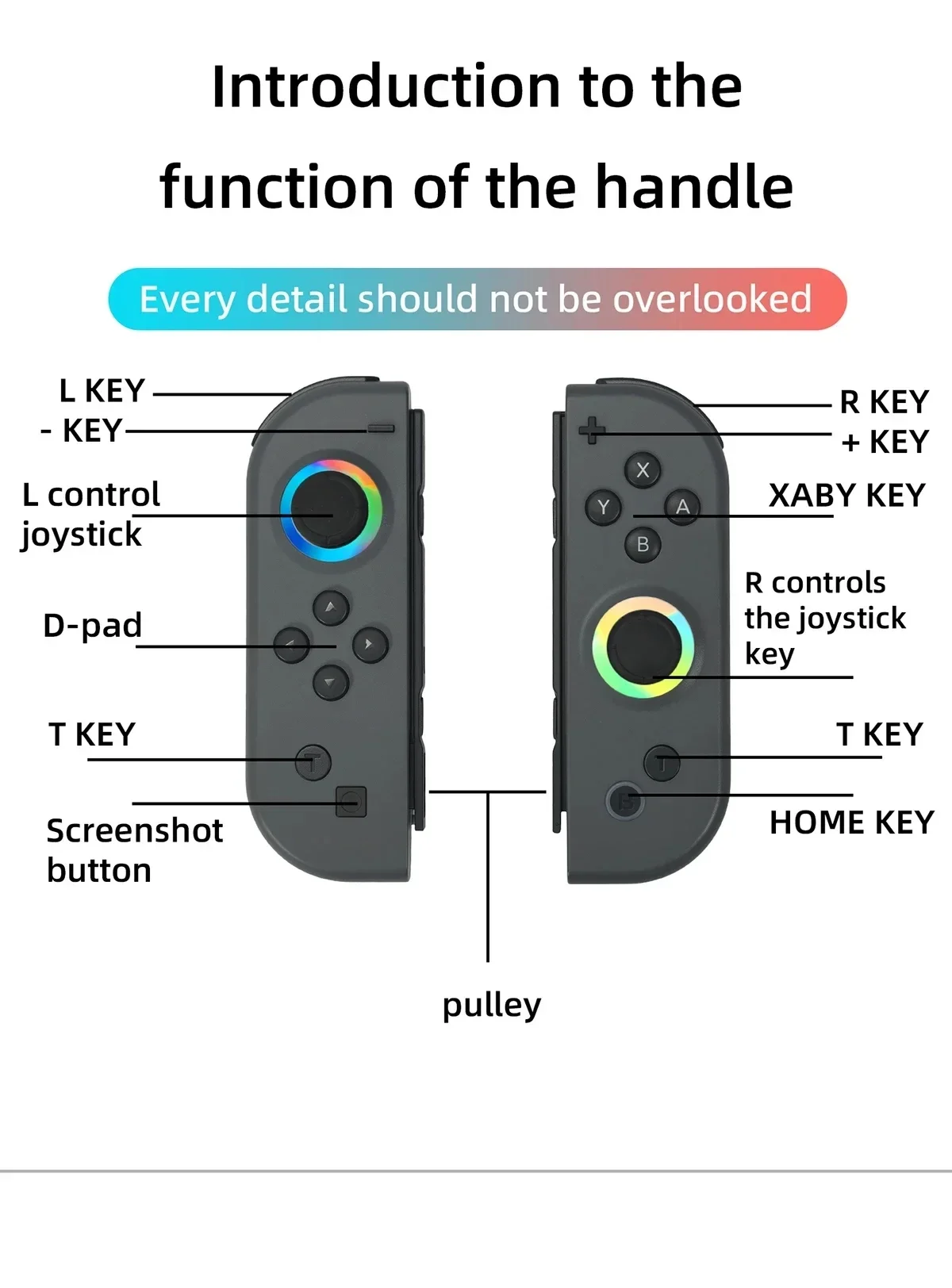 New Multiple Colors Joy pad Controller For Nintendo Switch Wireless Gamepad Dual Vibration Joycons Switch Controllers Joystick