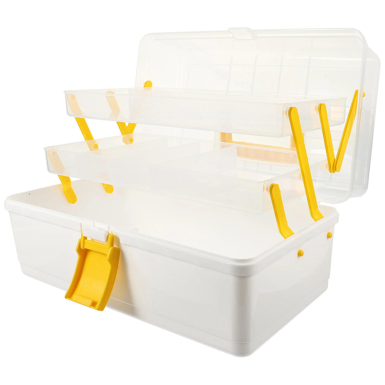 

120pcs Hair Accessories ganizer Plastic Storage Case Clear Lid Travel Desktop Craft Stationery Cosmetics Jewelry Box