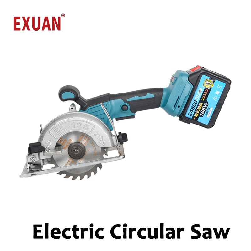 Brushless Chainsaw Cordless Electric Circular Saw Handheld Inverted Cutter Ceramic Tiles Cutting Machine Woodworking Power Tools