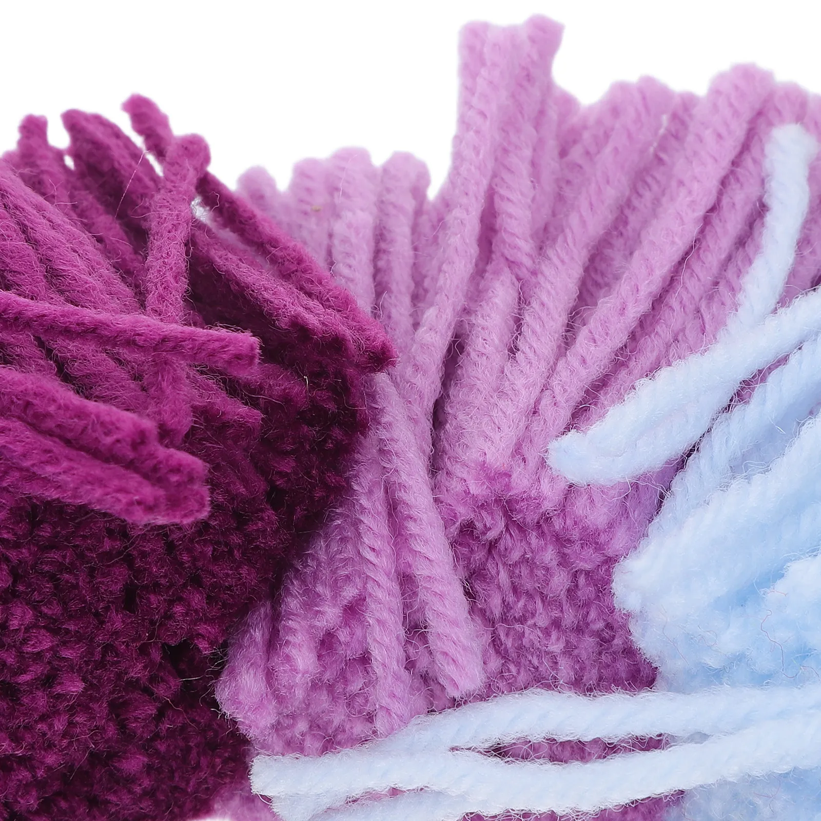 6 Rolls Precut Latch Hook Yarn Set Vibrant Colorful Crochet Rug Making Supplies for Beginners Tufting Tapestry DIY Craft Adult view 2