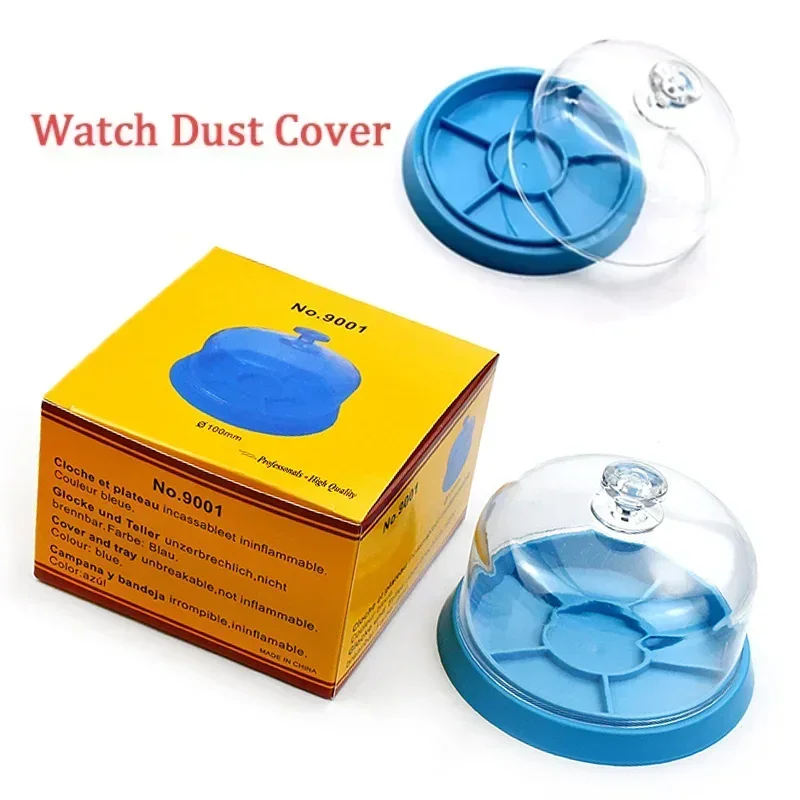 Watch Dust Tray Watch Repair Dust Cover 6 Slots Watch Movement Accessory Dust Cover Plastic Tray Repair Tool Watch Dust Cover