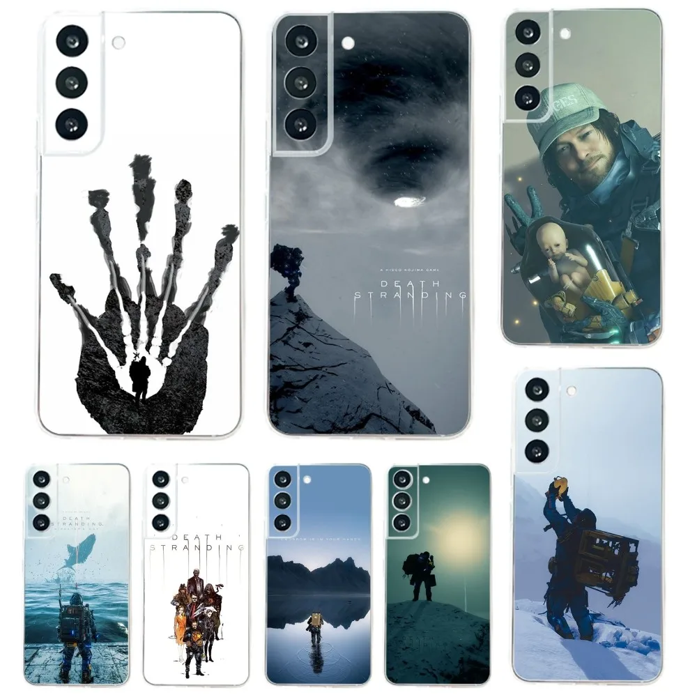 Game D-Death S-Stranding 2 Phone Case For Samsung Galaxy A71,70,52,51,40,31,A50,30S,21S,Note20ultra Transparent Cover