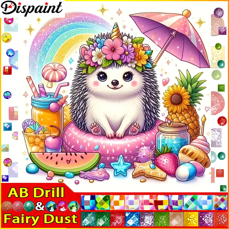 Embroidery Roll Pattern - Dispaint Fairy Dust AB Full Diamond