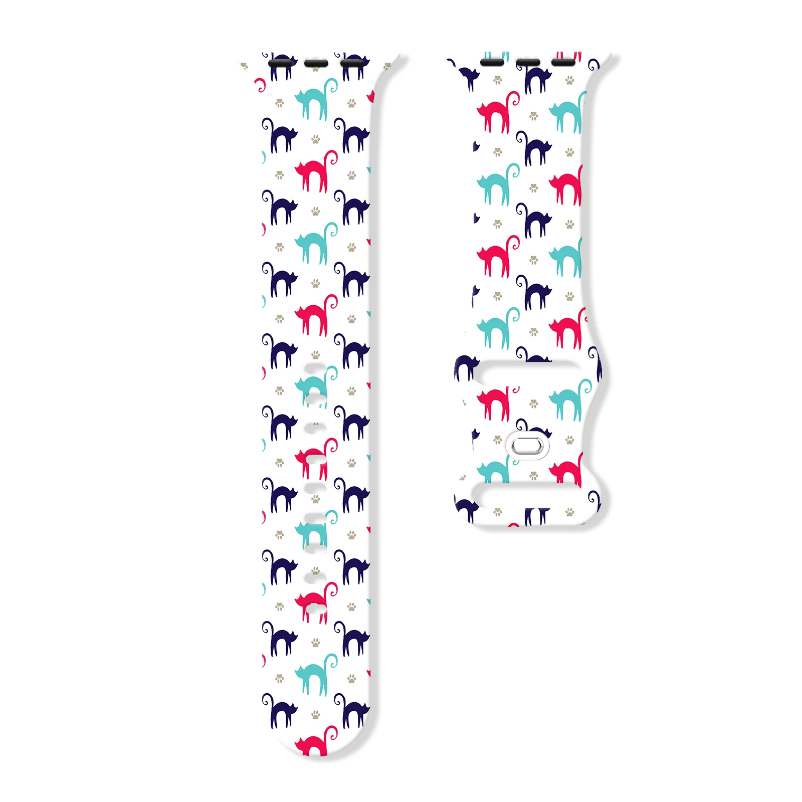 

Animal series printed watch strap for Apple Watch 11 10 9 8 7 Silicone Band Replaceable Bracelet for iWatch 46mm 44mm 42mm 41mm