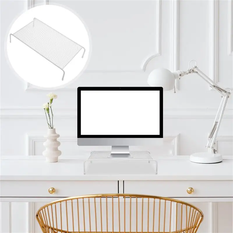 Desktop Computer Verhoogde Stand Monitor Beugel Pad Basis Desktop Opslag Plank Bureau Planken Computer Riser Lifting Rack