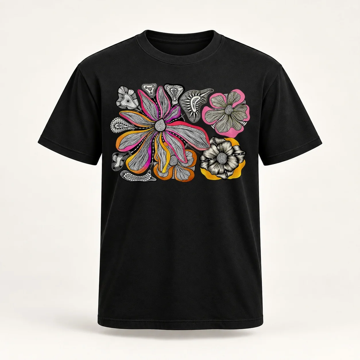 Flowers of the Quiet Current Premium Women T-Shirt sublime anime kawaii clothes Women's tee shirt