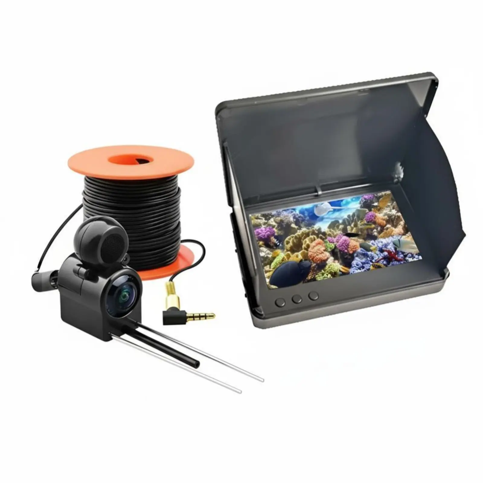 

Underwater Fish Finder Camera, Visual Fishing Camera, HD Display, for Sea and Ice Fishing