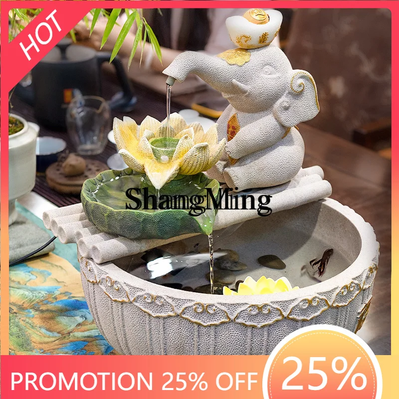 

ZYY high value indoor flowing water ornament living room tea room office zen landscape decoration