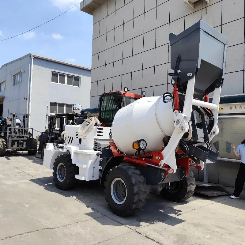 2m³ 3m³ 4m³  5m³  ISO CE 4*4 Diesel Mobile Automatic Self Loading Concrete Mixer Truck