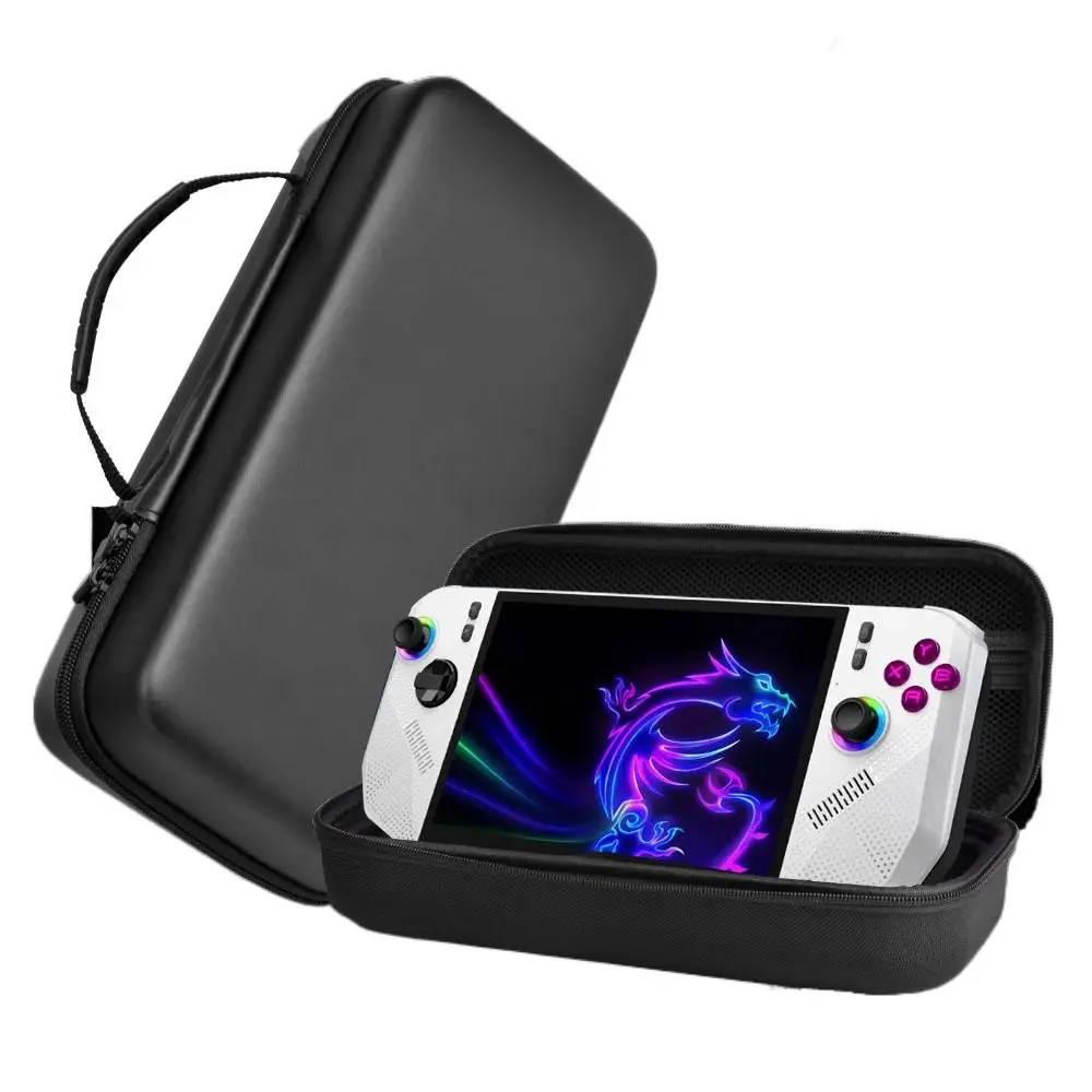 

EVA Game Console Storage Bag Wear Resistant Anti Scratch Carrying Case Shockproof Waterproof for MSI CLAW 8 Ryzen Edition 2025