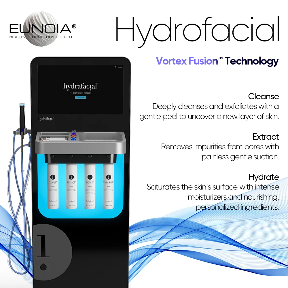 HydroFacial Skin Management Machine Water Dermabrasion Aqua Peel Deep Cleansing Device Professional Beauty Salon Equipment