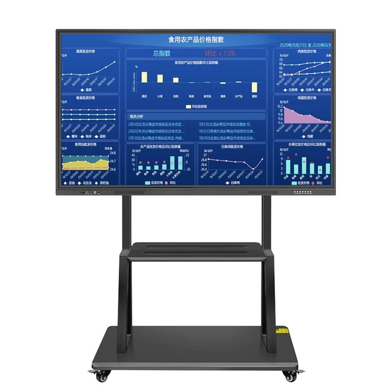 

65 75 85 inch multimedia teaching office conference tablet all-in-one machine touch screen electronic whiteboard interactive