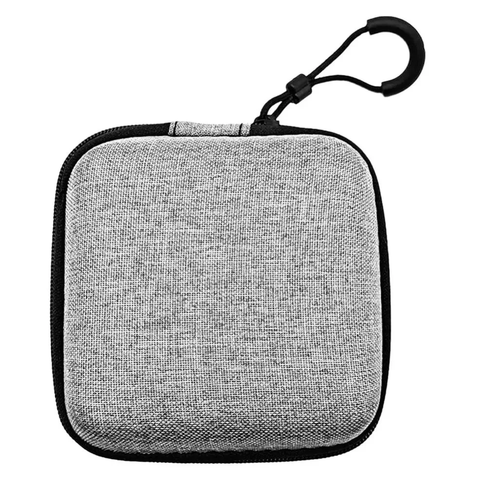 Gray Handheld Case Waterproof Shockproof Game Storage Hard Box Wear-Resistant Game Console Bag for RG Rotate Outdoor Gaming