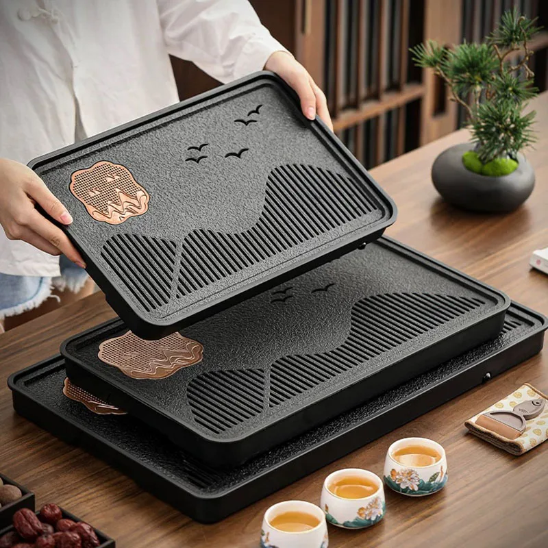 Serving Decorative Tea Tray Office Marble Accessories Tableware Japanese Tea Tray Rectangle Ceremony Bandejas Home Decorationgs 5