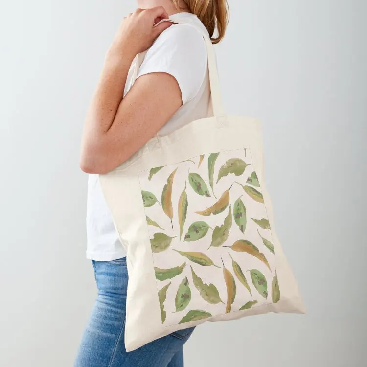 

Dry Eucalyptus leaves Tote Bag Canvas large size bags shopper bag woman Canvas bag