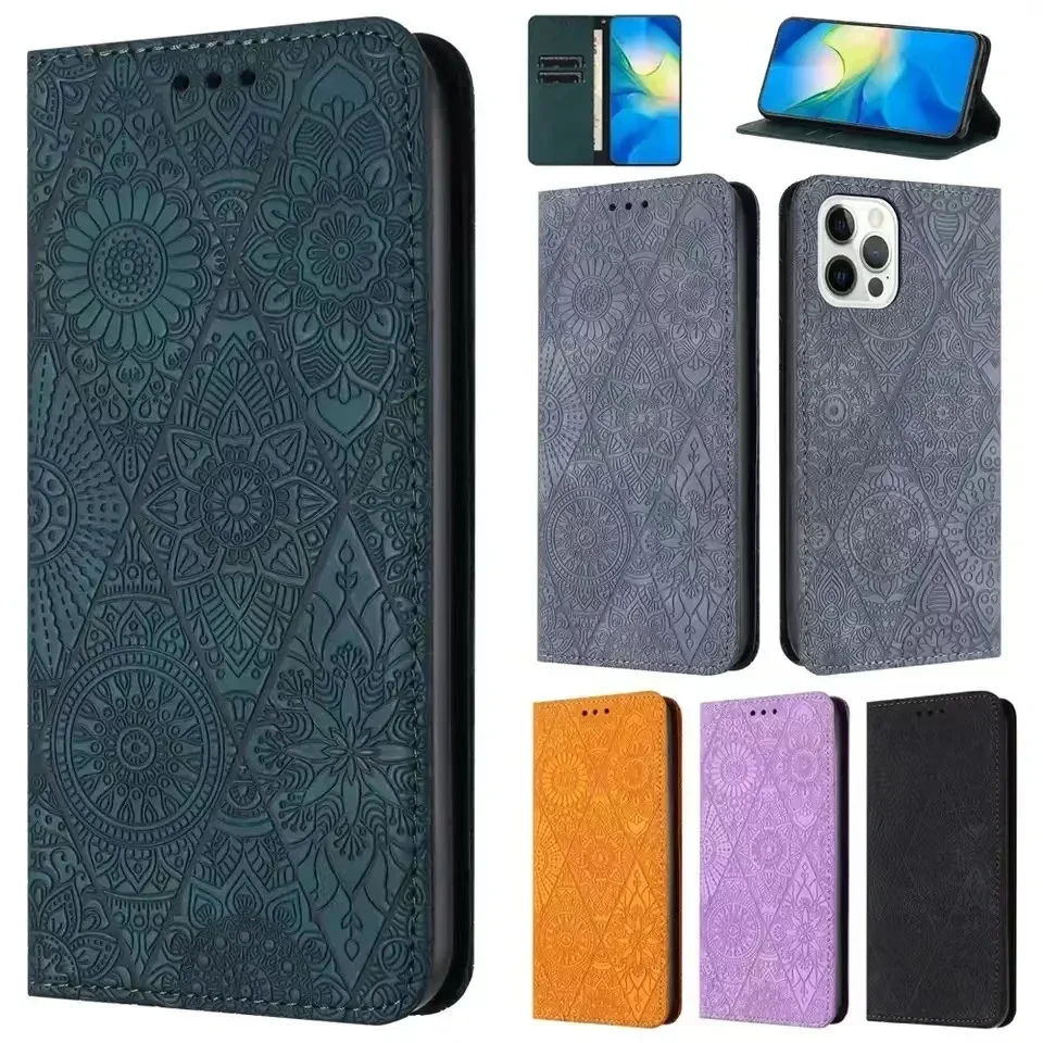 

1MQ*Retro Leather Case Anti-fall Wallet Flip Phone Case For SAMSUNG GALAXY S8 S9 S10 S10E S20 S21 S22 S23 S24 FE Plus ULTRA 5G