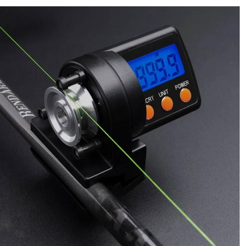 

999.9M Digital Display Fishing Line Counter ABS Night Fishing reel Line Counter Fishing Accessories measuring device