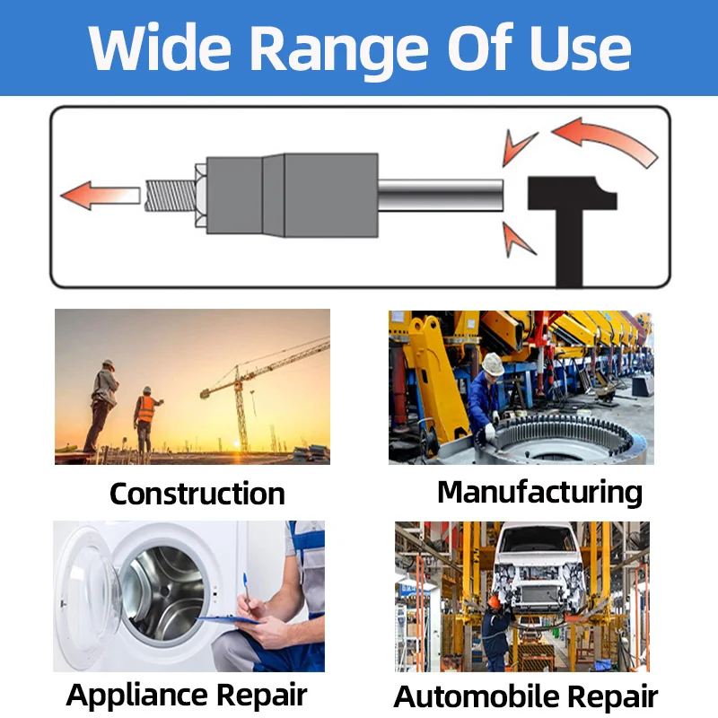 Impact Damaged Bolt Nut Remover Extractor Socket Tool Set Removal Twist Socket Wrench Sliding Screw Extractor with Case