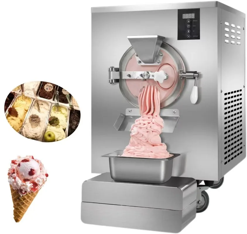 Commercial Hard Ice Cream Machine - Large Capacity Automatic Temperature Control One-click Cleaningcustomization Support
