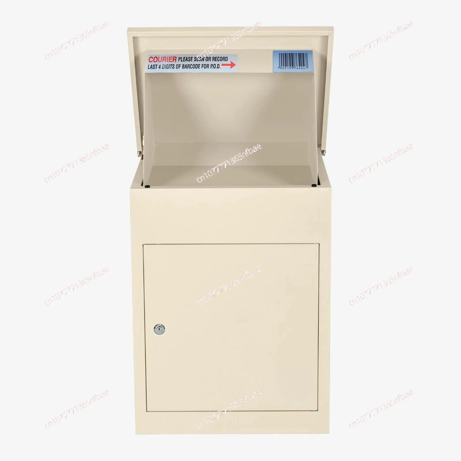 Stainless Steel Parcel Drop Box Outdoor Mailbox with Anti-Theft Lock, Package Delivery Box for Porch, House and Curbside