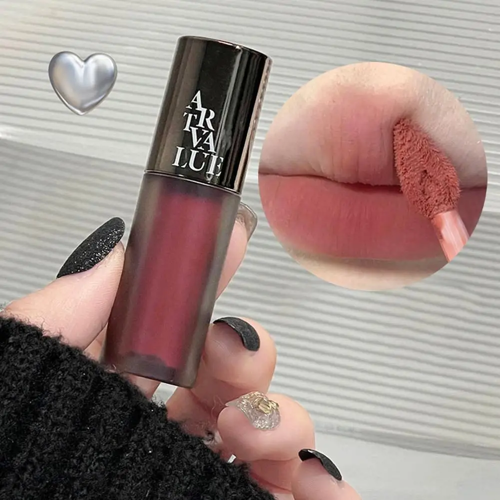 Art Value Rossetto punk (fango labbra opaco) Superficie nebulizzata Non asciugatura Abbigliamento comodo 6 colori per uso quotidiano/festa Durevole Adatto a Wome T5J1