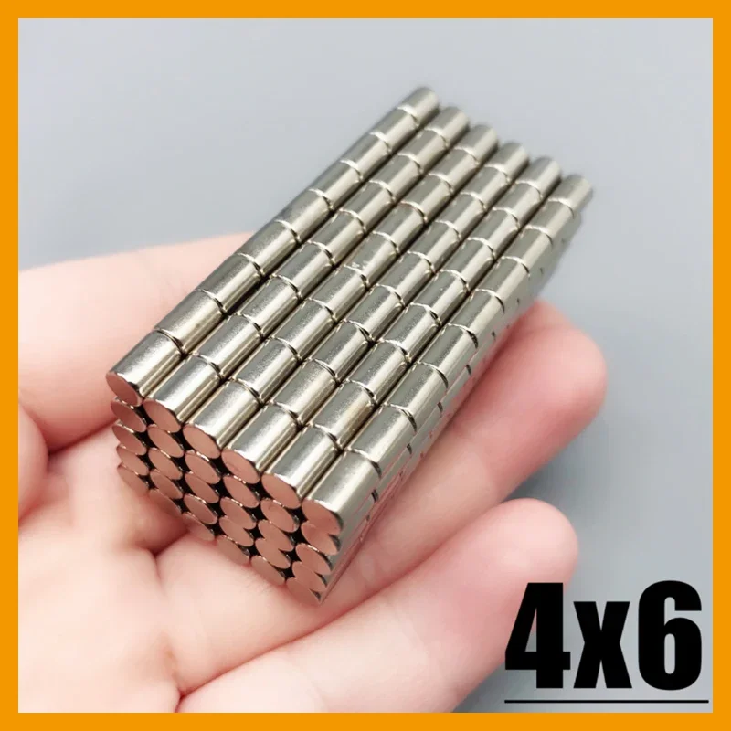 20-1000pcs 4x6mm Magnet Small Round Craft Diy Fridge Office Whiteboard Science Refrigerator 4*6mm Accessory