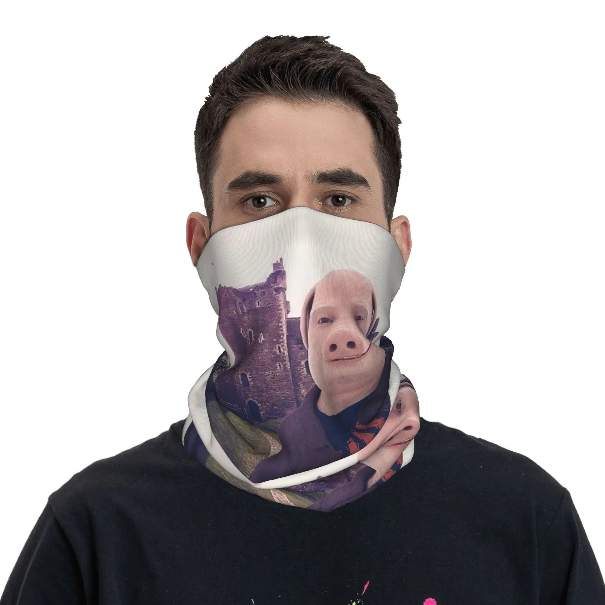 

Бандана John Pork, гетры с принтом, шарф, многофункциональная повязка на голову для спорта на открытом воздухе, унисекс, для взрослых, ветрозащитная