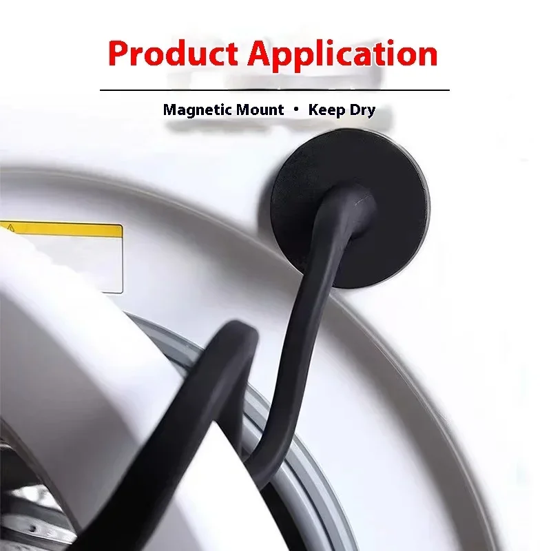 Flexible Silicone Washer & Dryer Door Prop Easy-to-Use Bendable Sturdy Stopper for Odor-Free Appliances