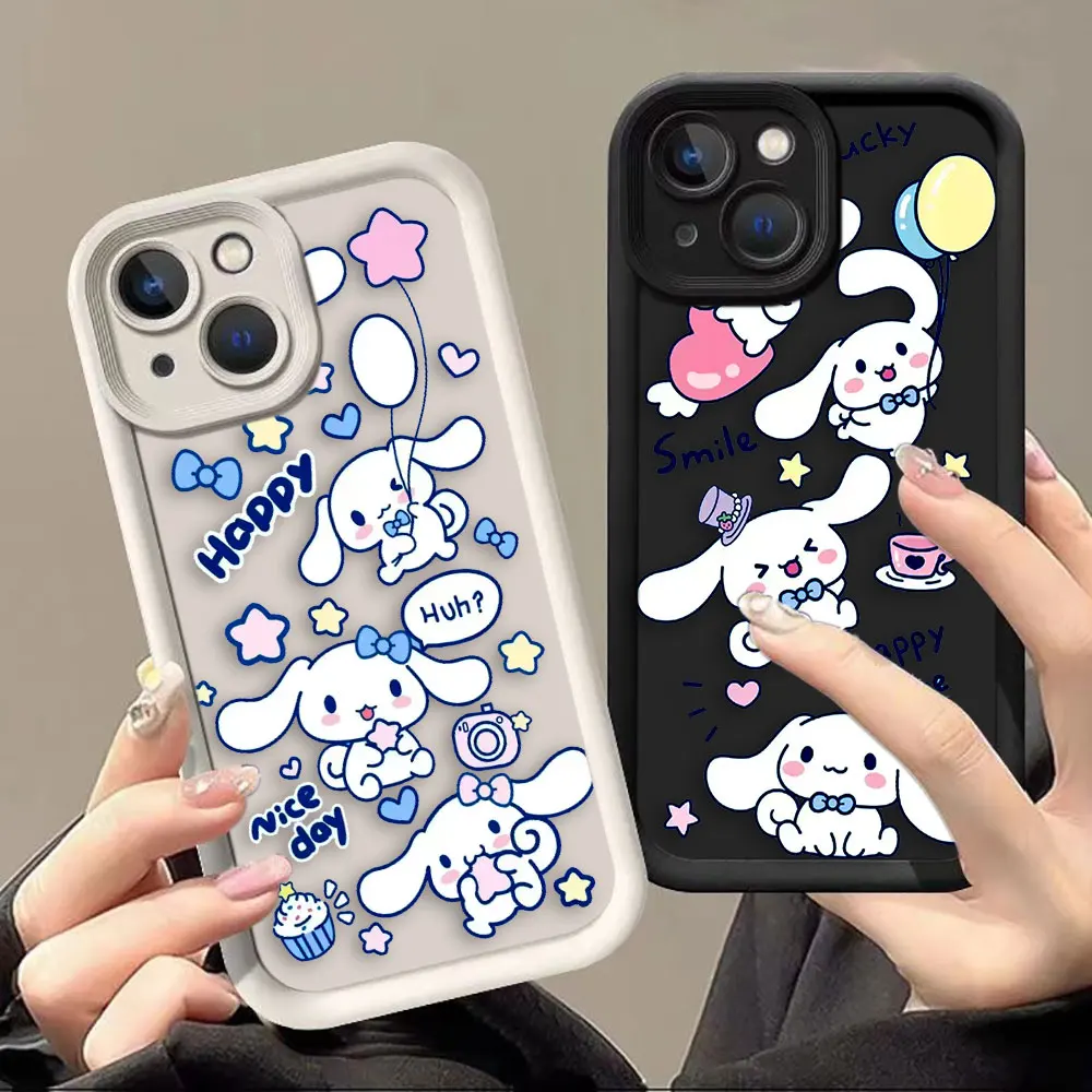 

Anime Cute C-Cinnamoroll Phone Case For MOTO G9 G22 G24 G32 G34 G35 G52 G53 G54 G60 G75 G84 G85 E22 E32 E40 EDGE 40 50 60E Case