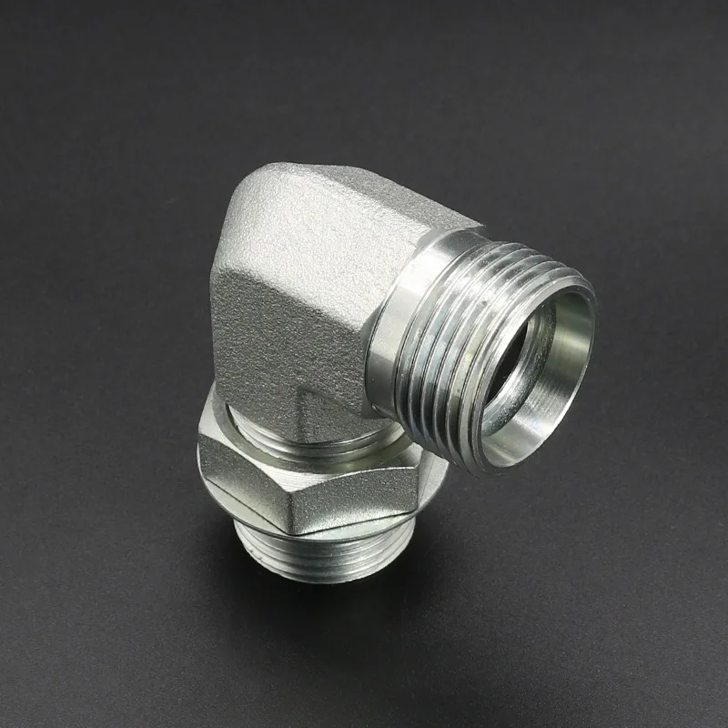 Metric Thread Right Angle Adjustable Ferrule Hydraulic Joint Seal Fittings Transition Joint Oil Connector Accessories Fittings