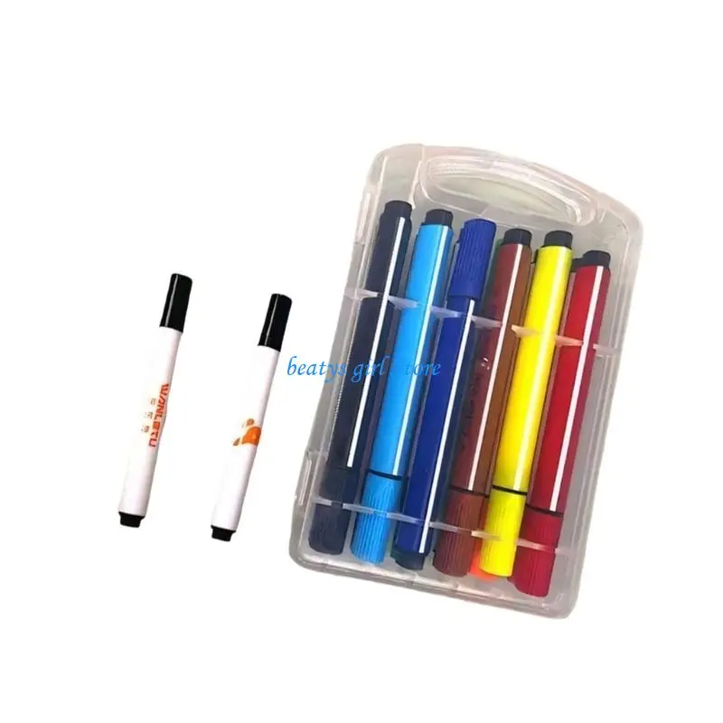 C7AB Interactive Painting Brushes Drawing Pen For Children's Drawing Robot Vibrant Colors Creative And Washable Design