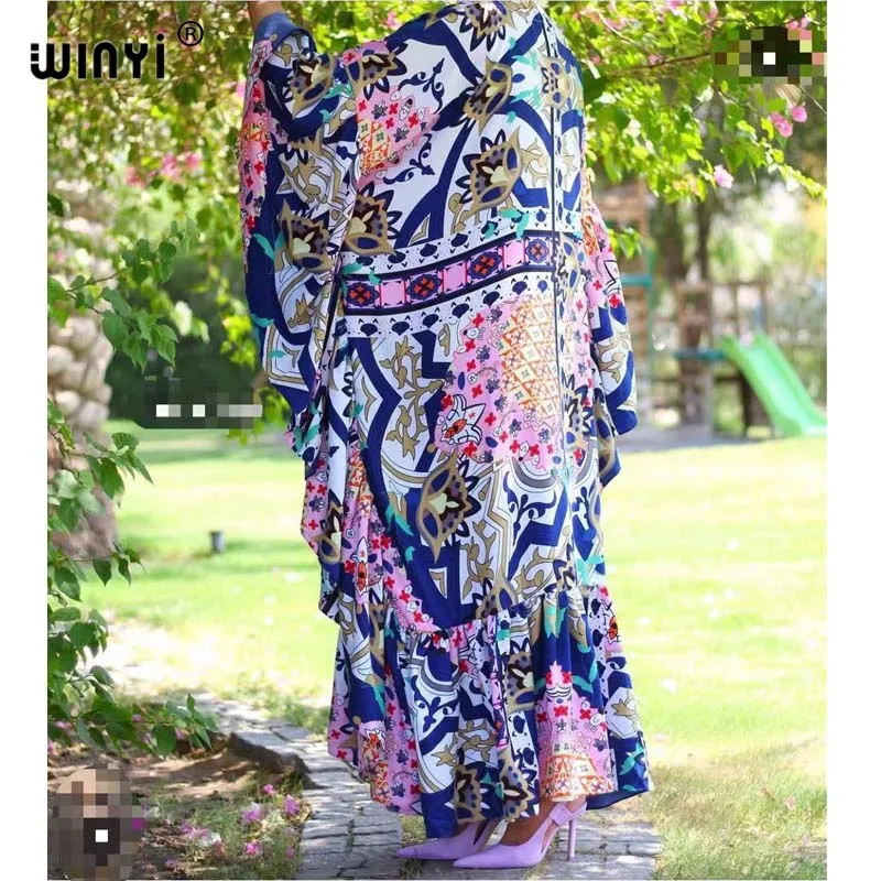 WINYI – robe longue à la mode pour femmes, caftan de fête, élégante, style boho, pleine longueur, robe de plage, robes africaines, 2022