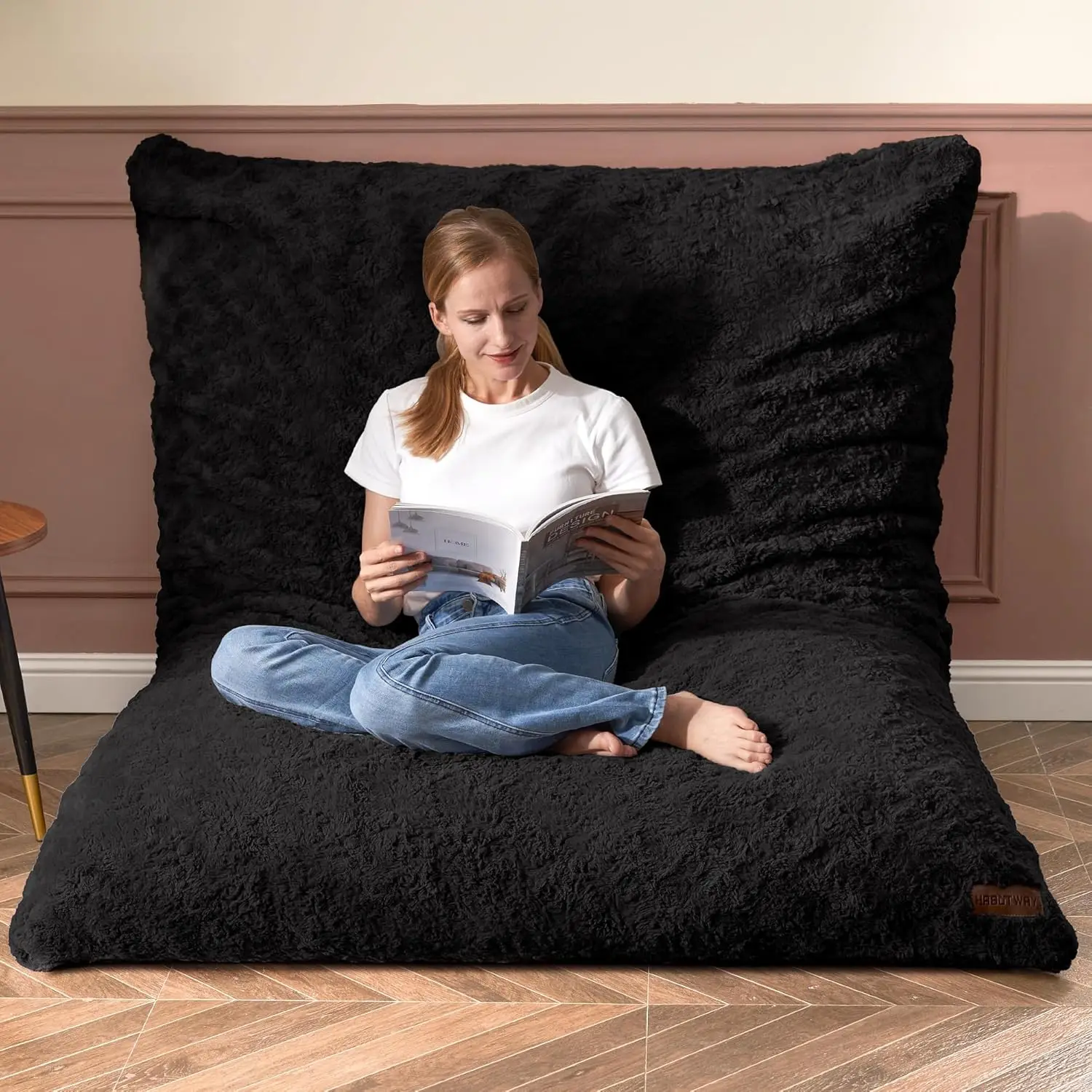 Bean Bag Chair, Giant , Memory Foam Filling Sofa, Adult Chair, Machine Washable Cover, Chair