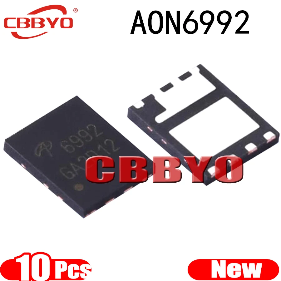 (10piece) 100% New 6992 AO6992 AON6992 QFN-8 Chipset