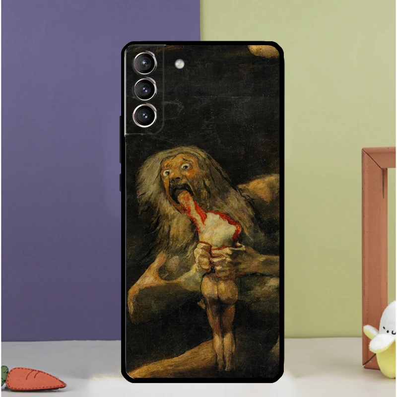 Spain Francisco Goya Art Case For Samsung Galaxy S23 S21 Ultra S22 Plus Note 10 20 Ultra S8 S9 S10 S20 FE Cover Coque