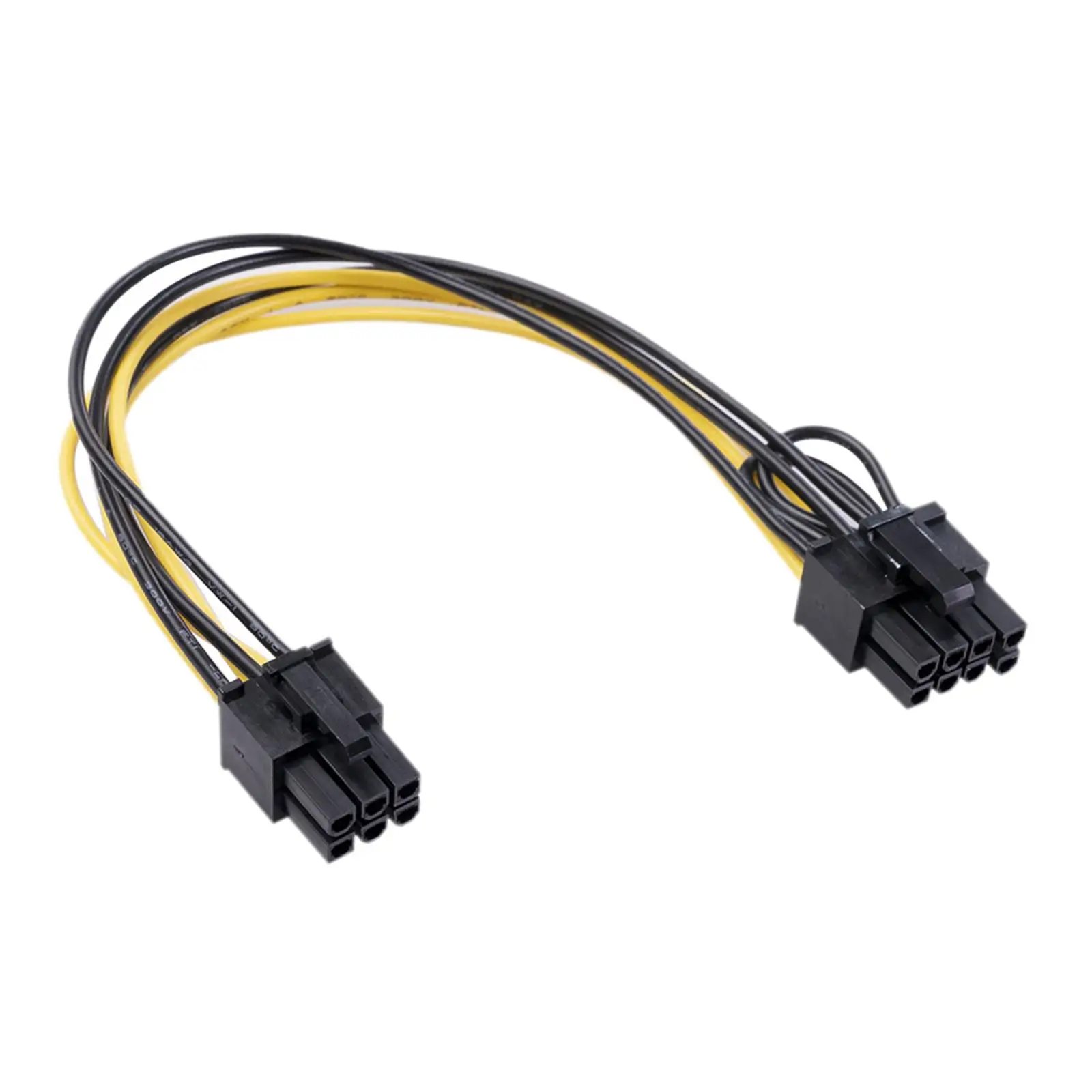 PCI-e 6 pines hembra a 8 pines (6+2) hembra PCI Express Cable adaptador de corriente