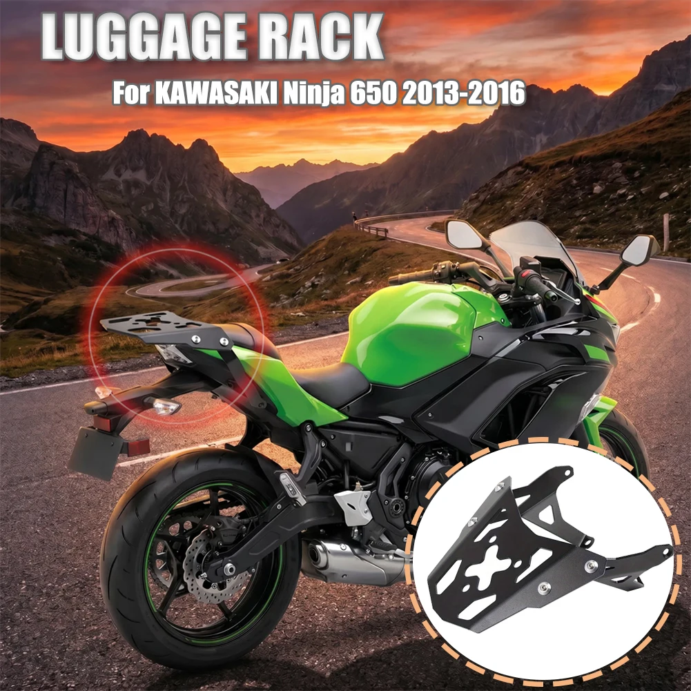 ER6F ER6N EX650 Ninja650 Motorcycle Accessories Rear Luggage Rack Bracket Holder For KAWASAKI Ninja 650 2013 2014 2015 2016 view 2