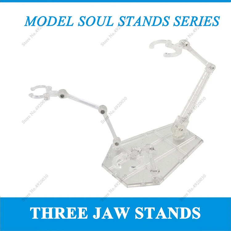 Action Figure Base Dolls Holder Suitable Display Stands Three Jaws General Bracket For HG/SHF Rabot Animation Toy Assembly Luz