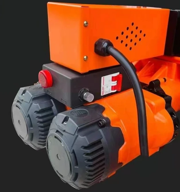 Heavy-Duty 7800W Electric Track Wall Saw, Concrete Hole Cutting Machine for Reinforced Walls & Floor Slabs with Guide System