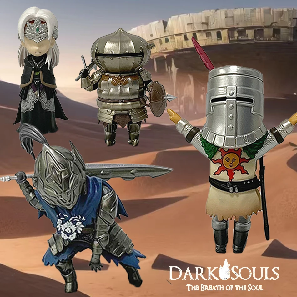 متوفر في المخزون شخصية الرسوم المتحركة إصدار Dark Souls Q، Solaire Artorias Ornstein Fire Keeper، دمية أنيمي، نموذج لعبة لهدايا الأطفال