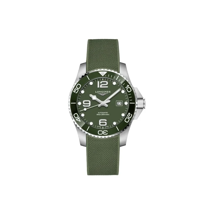 LONGINES Comcast Diving Collection Automatic Mechanical Movement Men's Watches Watch 43mm Green Dial L3.782.4.06.9