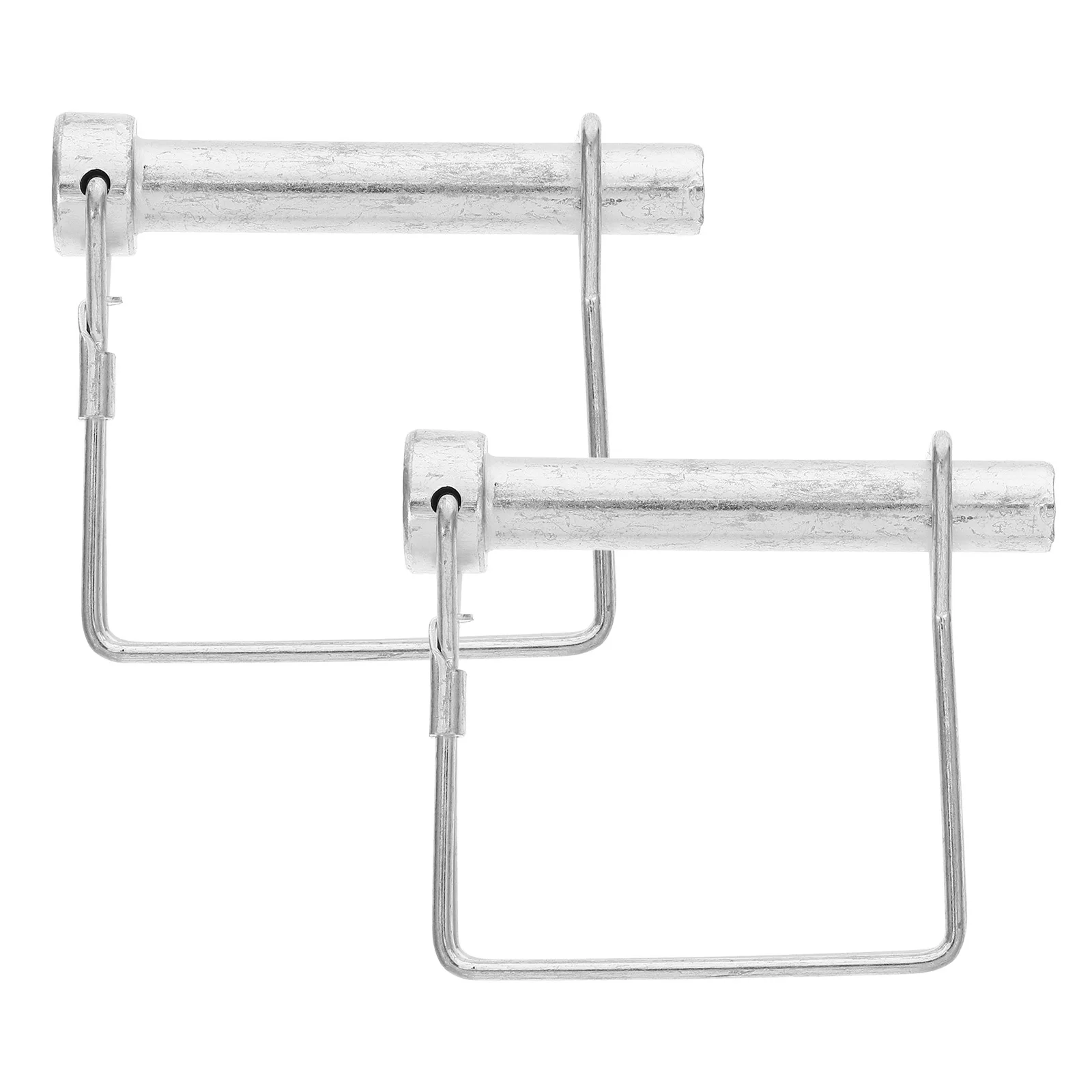 

2Pcs Square Lock Pin Heavy Duty Spring Loaded Locking Pin for Trailer Coupler Hitch Safety Secure Latch Connection