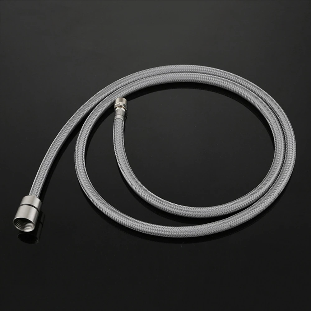 G1/2 M15 Black Grey Kitchen Faucet Hose Replacement Pull Out Nylon Braided Flexible Plumbing Hose Spinning Tube Accessory