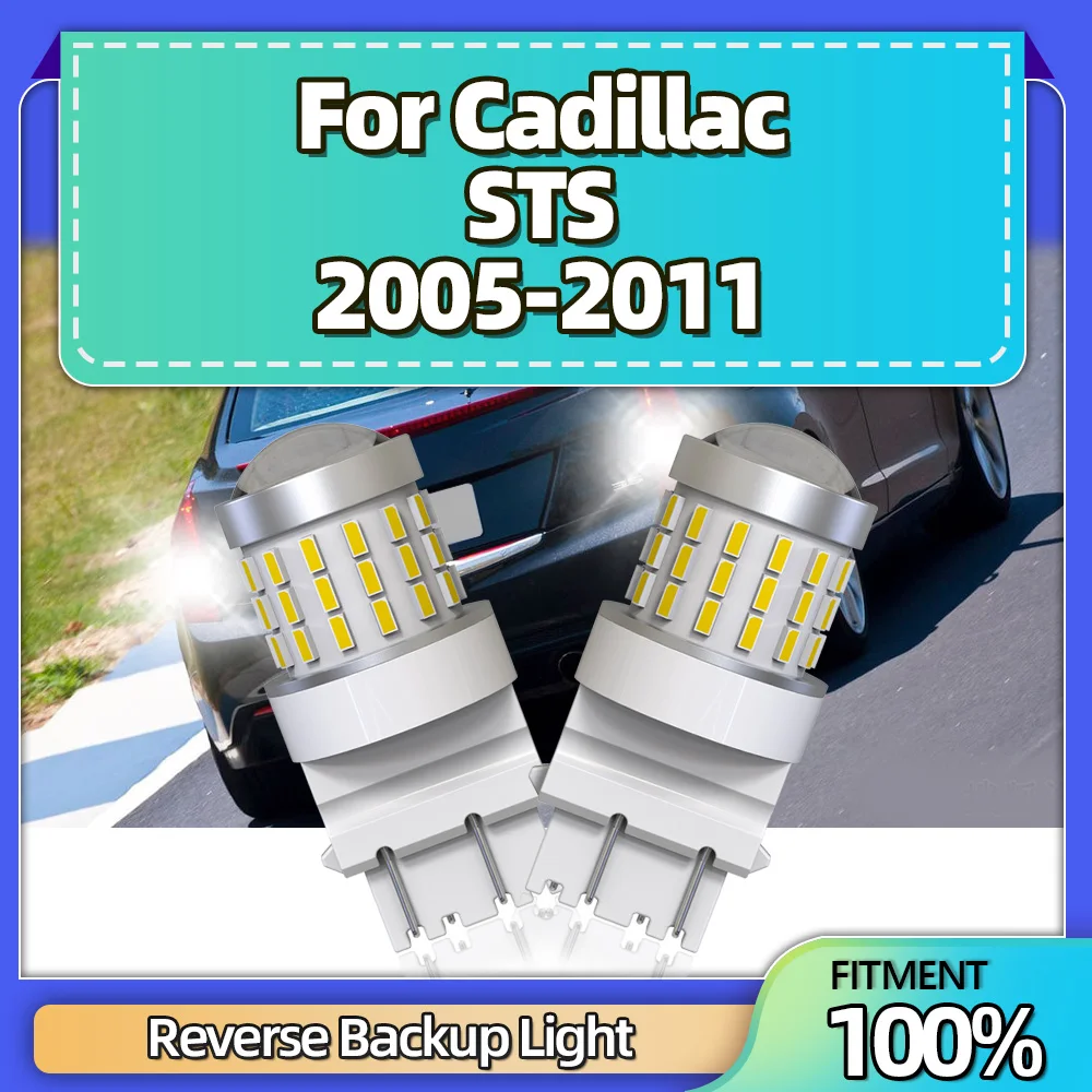 

2Pcs 12V 360W White 6000K LED Reverse Backup Lamp Light Auto Car Bulbs For Cadillac STS 2005 2006 2007 2008 2009 2010 2011