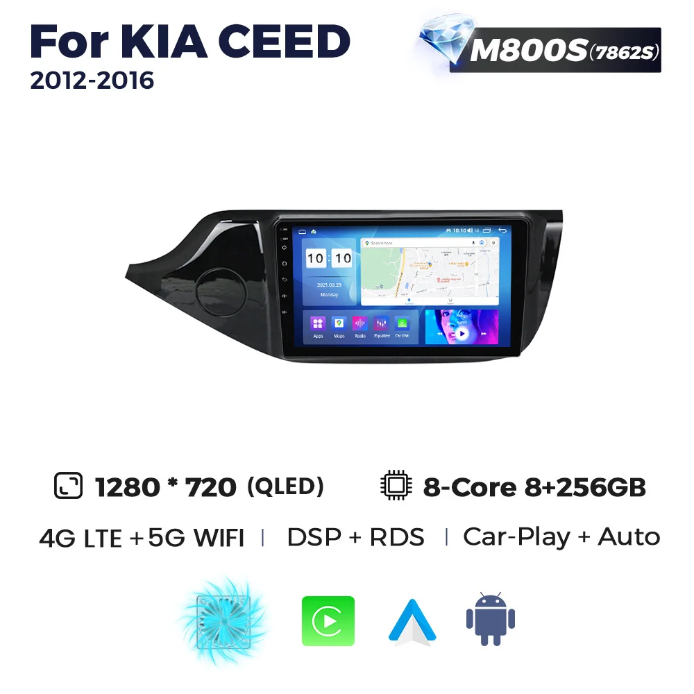 

MEKEDE UIS7862S 8core Car Radio For KIA CEED 2012-2018 CarPlay Android Auto Multimedia Video Player Navigation GPS 5G WIFI 4GLTE