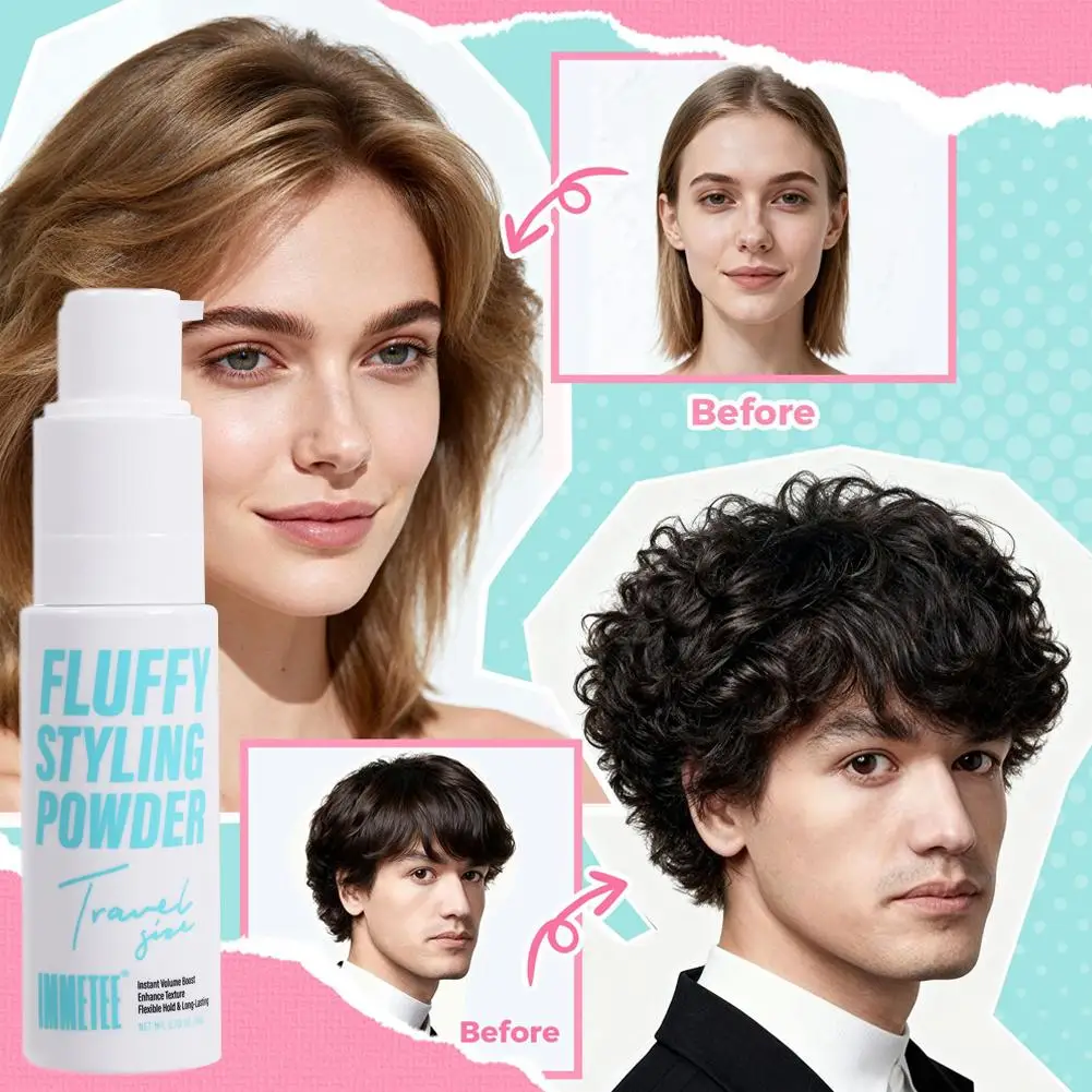 1 stücke Haar Pulver Flauschigen Erhöhen Haar Volumen Mattierende Pulver/Finalisieren Haar Design Styling Shampoo Haar Pulver Für frauen M T4T6